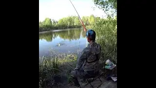 Рибалка на поплавок. Ловим карасіка на манку.  Рибалка в Україні.