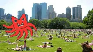 Macaulay Septopus loves Central Park! Picnics, too!
