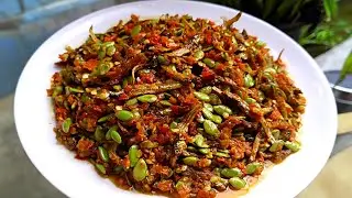 super delicious chinese anchovy and petai chili sauce recipe