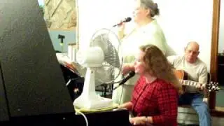 Pam and Carol singing "Sanctuary"