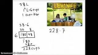 The Grid Method: Multiplying by a One Digit Number