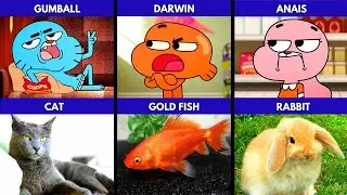 What do Gumball characters look like in real life?