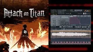 turning attack on titan into a drill beat (how to sample for drill beats)