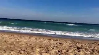 Осенний пляж. Ильичевск. Черное море / Black Sea. Illychevsk. Autumn coast.