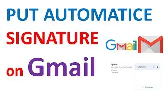 How to Set up Automatic Signature on Gmail ! Set up Automatic Greetings and Signature on Gmail!