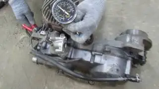 Двигатель Honda Lead 90 HF05E 1993г., б/у (00152373)