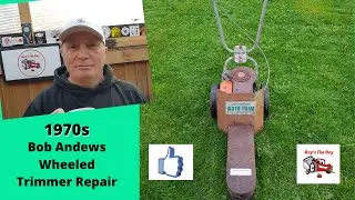 How to get a Vintage 1970s Bob Andrews Wheeled Trimmer - Briggs and Stratton Engine running