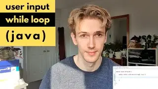 Making A While Loop For User Input (Java Tutorial)