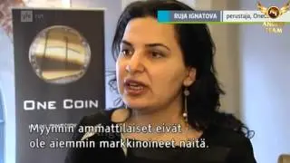 Ruja Ignatova is on TV in Finland