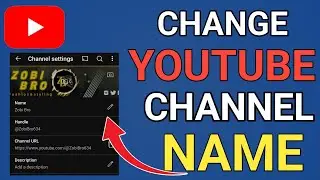 How to Change YouTube Channel Names - Step by Step in 2025 !