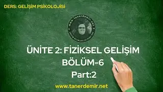2023 GELİŞİM PSİKOLOJİSİ ÜNİTE 2 ONLINE DERS 6 PART-2