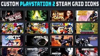 Add Console Roms that launch from Steam | Custom Playstation 2 Steam Grid Icons