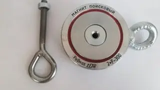 Обзор - распаковка: поисковый магнит Редмаг, 2 F 300.Review - unpacking: search magnet.