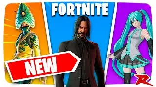 NEW Fortnite Updates: Item Shop Skins, John Wick, News + Leaks!