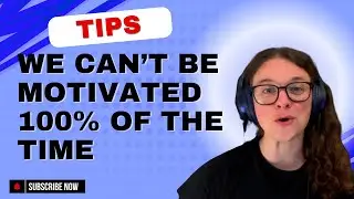 ⬆️ No one is motivated 100% of the time! We all have ups and downs! ⬇️