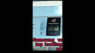 Samsung washing machine top loading error 1E ?