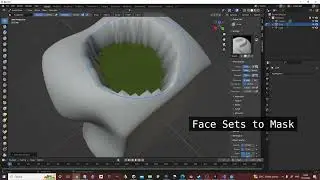 How to use the Face Sets in Blender 3d (with Shortcuts)