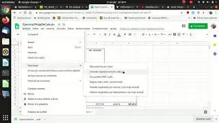 Descargar en tu ordenador la Hoja de cálculo de Google