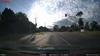 A229 Pro 3ch Driving into morning sun no CPL filter