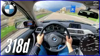 2012 BMW 318d Touring [2.0 | 141HP] - POV Autobahn Top Speed Drive