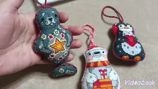 Готовые игрушки от Риолис. Новый процесс. Вязание.