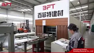 decorative insulated wall panel Production Process (2)