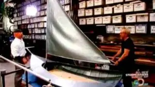 Самодельная лодка из скотча от Mythbusters!