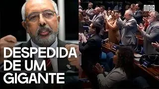 🔥Paulo Paim makes a historic FAREWELL and the Senate gives him a standing ovation on Labor Day🔥vi...