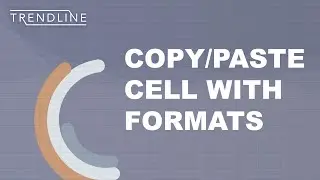 How to copy and paste cell formats in Excel
