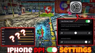 iPhone  dpi setting ⚙️ for free fire 🔥 | iPhone dpi⚡️hud⚡️Sen settings ⚙️ | 95% headshots 🔥 | ff