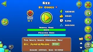 [Insane Demon] Red by Codex - Geometry Dash | Henry03