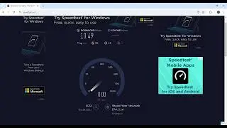 SCO 10mbps optical fiber speed test
