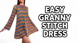 Crochet Tutorial for Granny Groove Dress