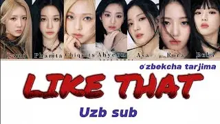 BABYMONSTER - Like That UZB SUB (oʻzbekcha tarjima) like that uzb sub