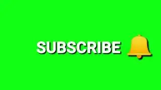 Green screen subscribe 13