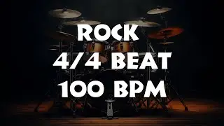 4/4 Drum Beat - 100 BPM - ROCK - Lets Jam