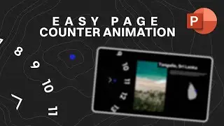 This How I Did This Creative Page Counting Animation Using Only Powerpoint.