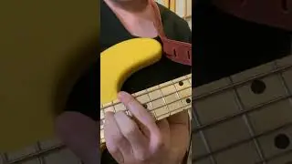 Smells like teen spirit slap bass (left hand) #shorts #bass #guitar #musiceducation