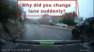 Dash Cam Footage 01 - Why did you change lane suddenly?