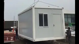 prefabricated ready made portable container houses homes installation video