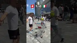 Switzerland vs Italy in 30” euro 2024🇨🇭🇮🇹 #italy #switzerland #euro2024 #football