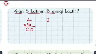 Çarpma İşlemi Problemleri 3. Sınıf