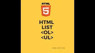 HTML Lists in Hindi | Ordered List | Unordered List | Definition List  