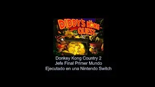 Donkey Kong Country 2 Boss World 1 - Game Play