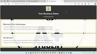 How to create a landing page using html and css