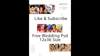 2020 BEST WEDDING 12x36 PSD File Part 01 Free Download