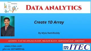 03  Create 1D array