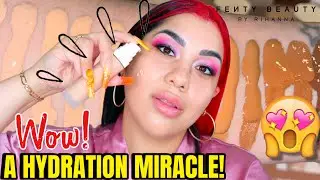BEST FOUNDATION EVER? FENTY BEAUTY LONGWEAR HYDRATING FOUNDATION | 10hrs Wear!