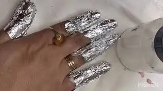How to remove nail extensions at home , nail extensions removal ,