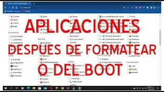 aplicaciones básicas después de instalar Windows